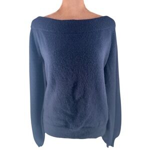 Treasure & Bond Boat Neck Sweater Women XL Black Balloon Sleeve NWT Nordstrom